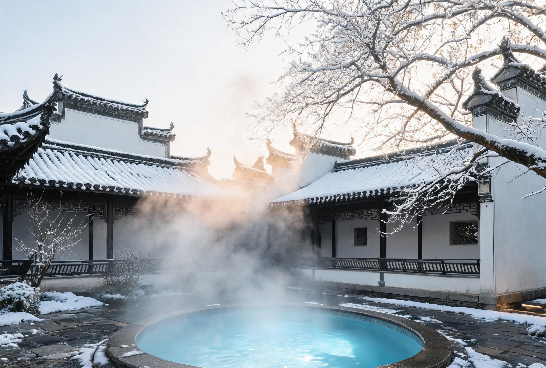 庐州冬泉：冬至温泉的时令选择